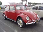 Volkswagen Bug in stock color L456 - Ruby Red